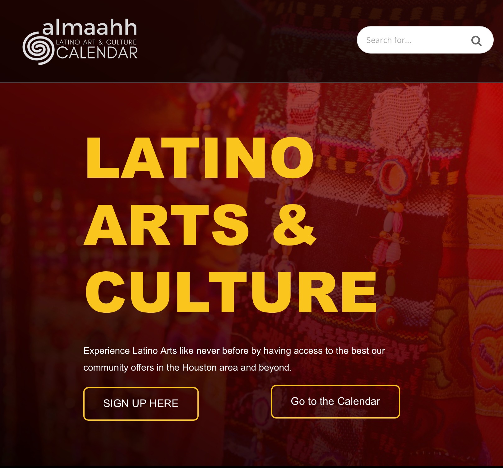 ALMAAHH Latino Art & Culture Calendar is live!